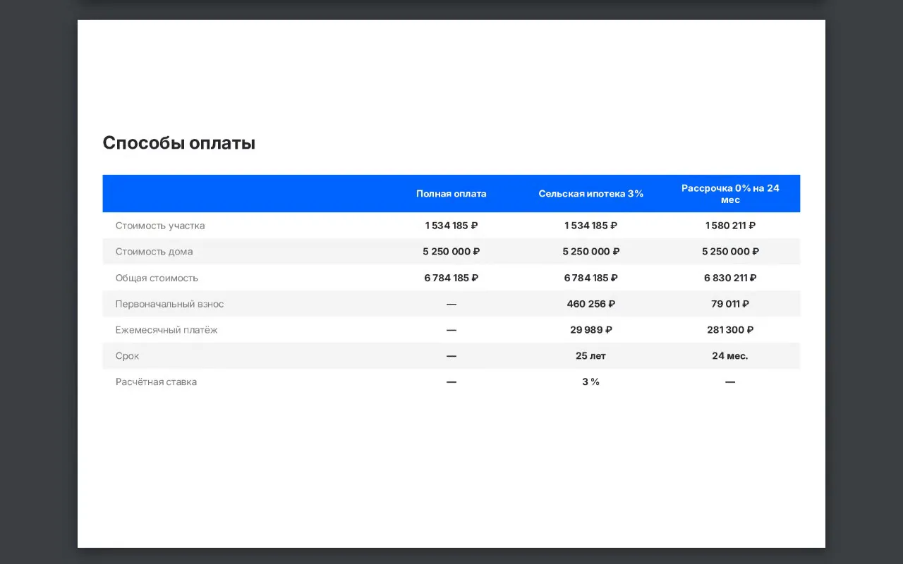Видео: менеджер собирает КП «участок + дом» из карточки заявки в CRM